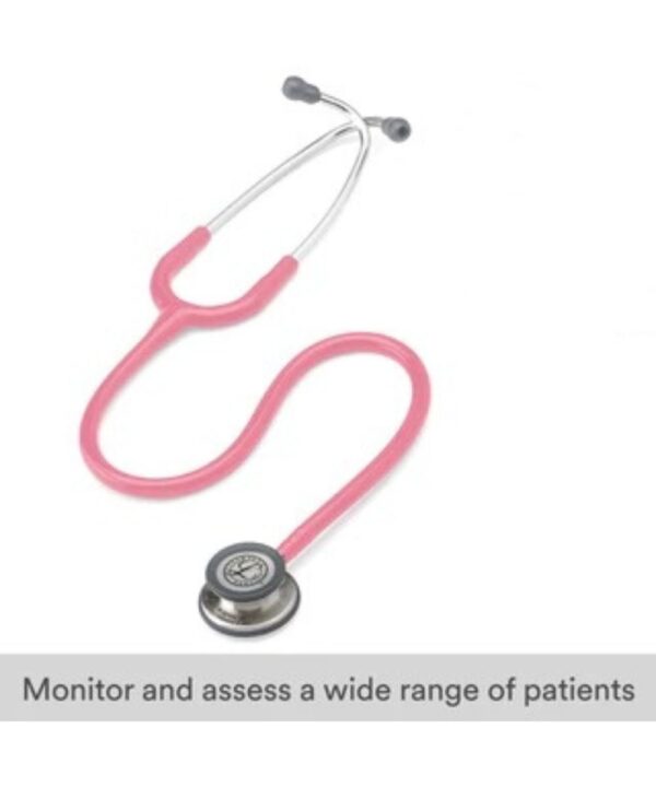 3M Littmann Classic III Stethoscope Pearl Pink Tube (5633) - Image 5