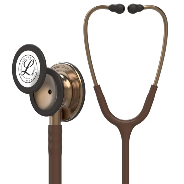 Littmann Classic III Steth Copper Chocolate with Golden Chestpiece (5809) - Image 2