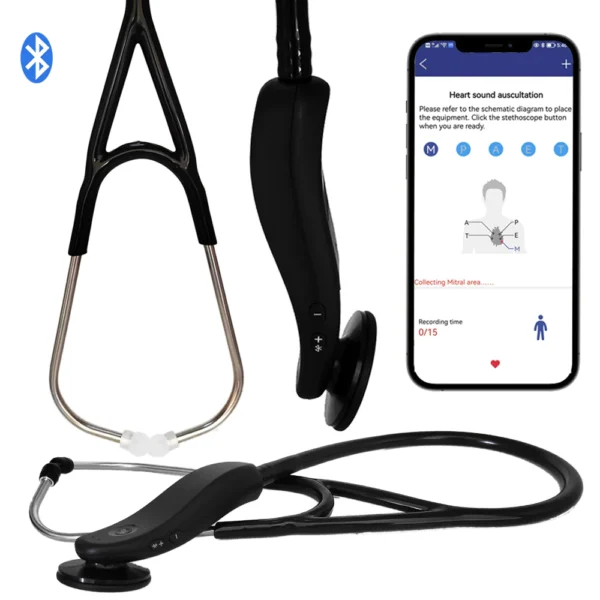 Black core digital stethoscope