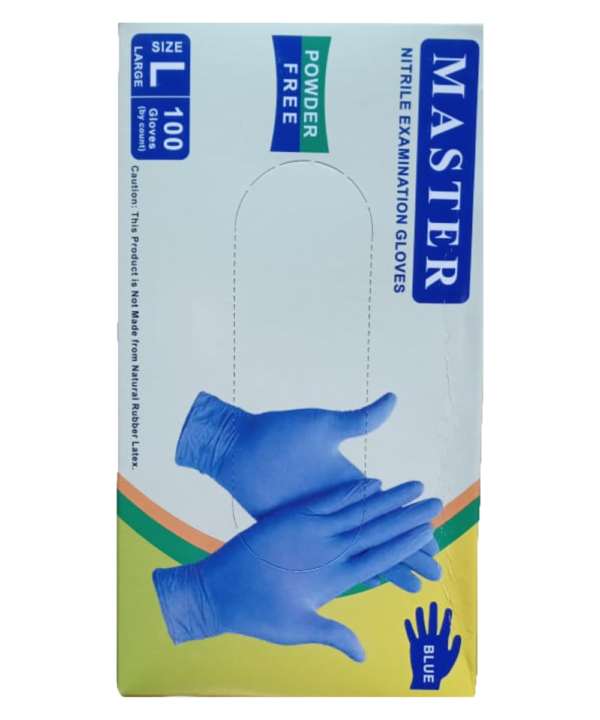 Master Nitrile Examination Gloves - Powder Free - Image 3