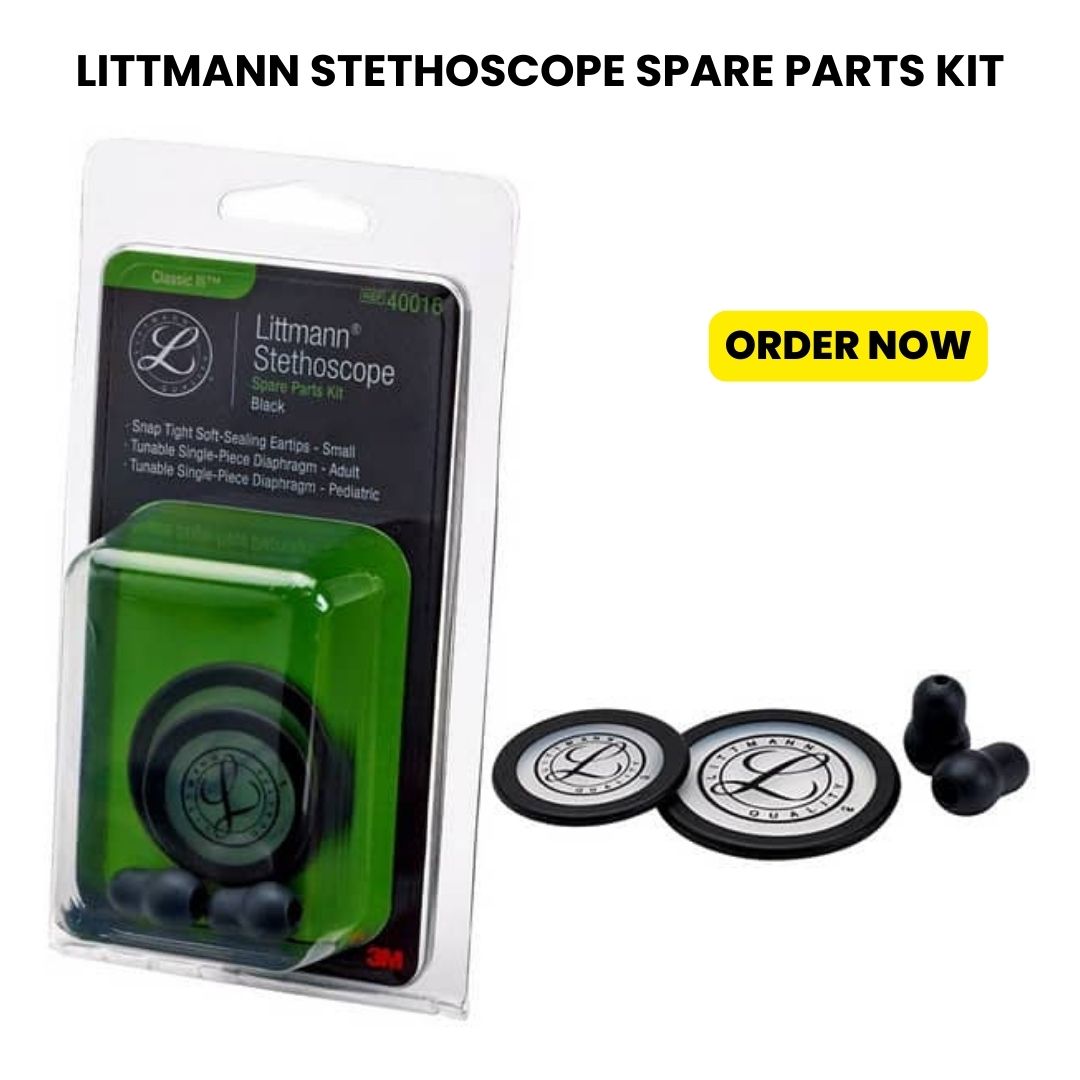 Littmann Stethoscope Spare Parts Kit with white plain background