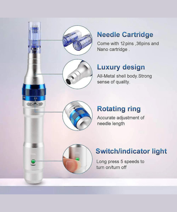 Anatomy of microneedle pen ultima A6