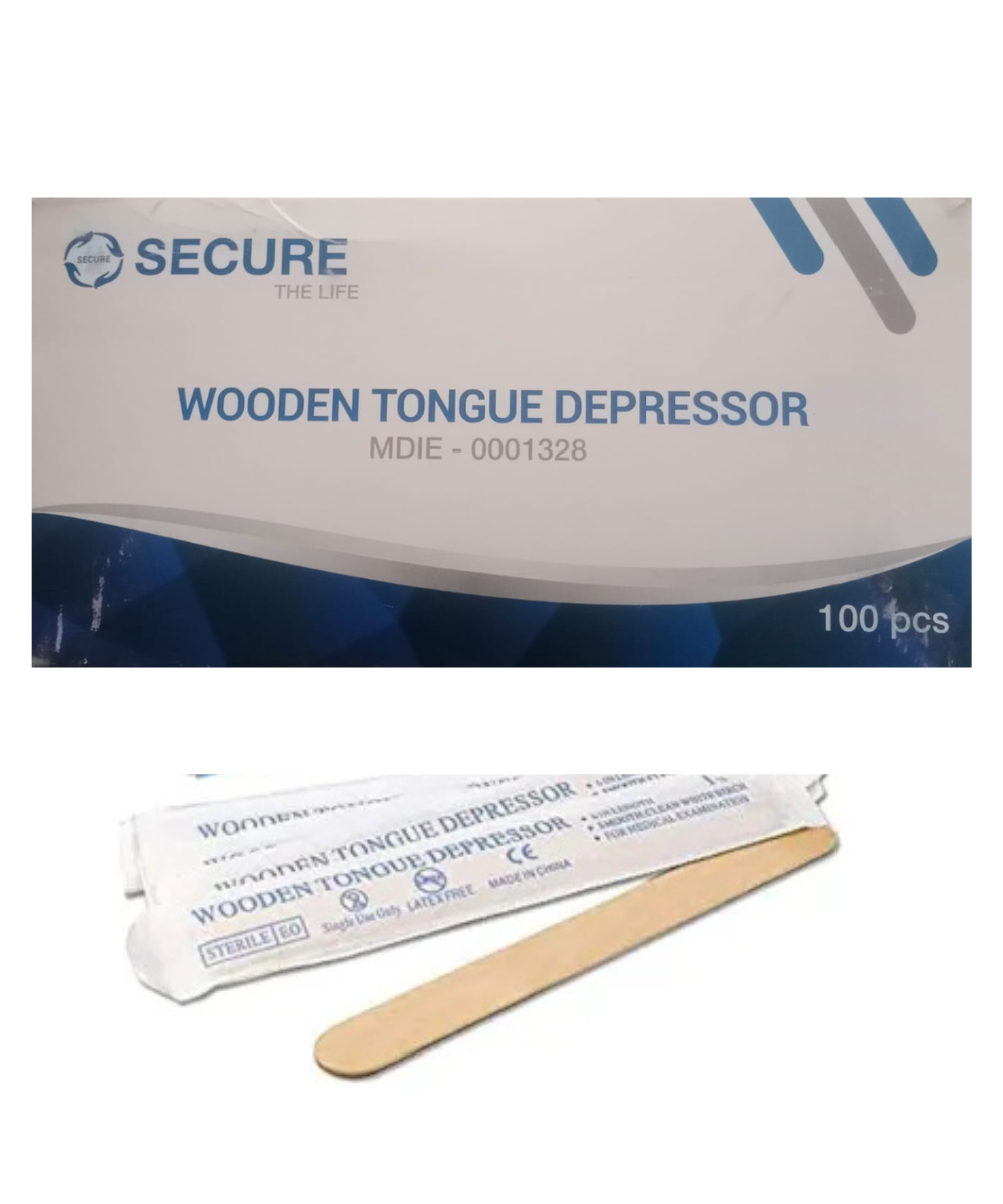 Wooden Tongue Depressor – Wooden Tongue Blade (100 Pcs)